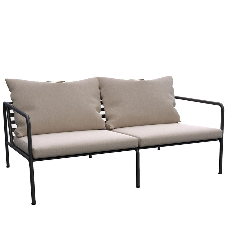 HOUE - AVON Sofa 2-Sitzer | ash / schwarz