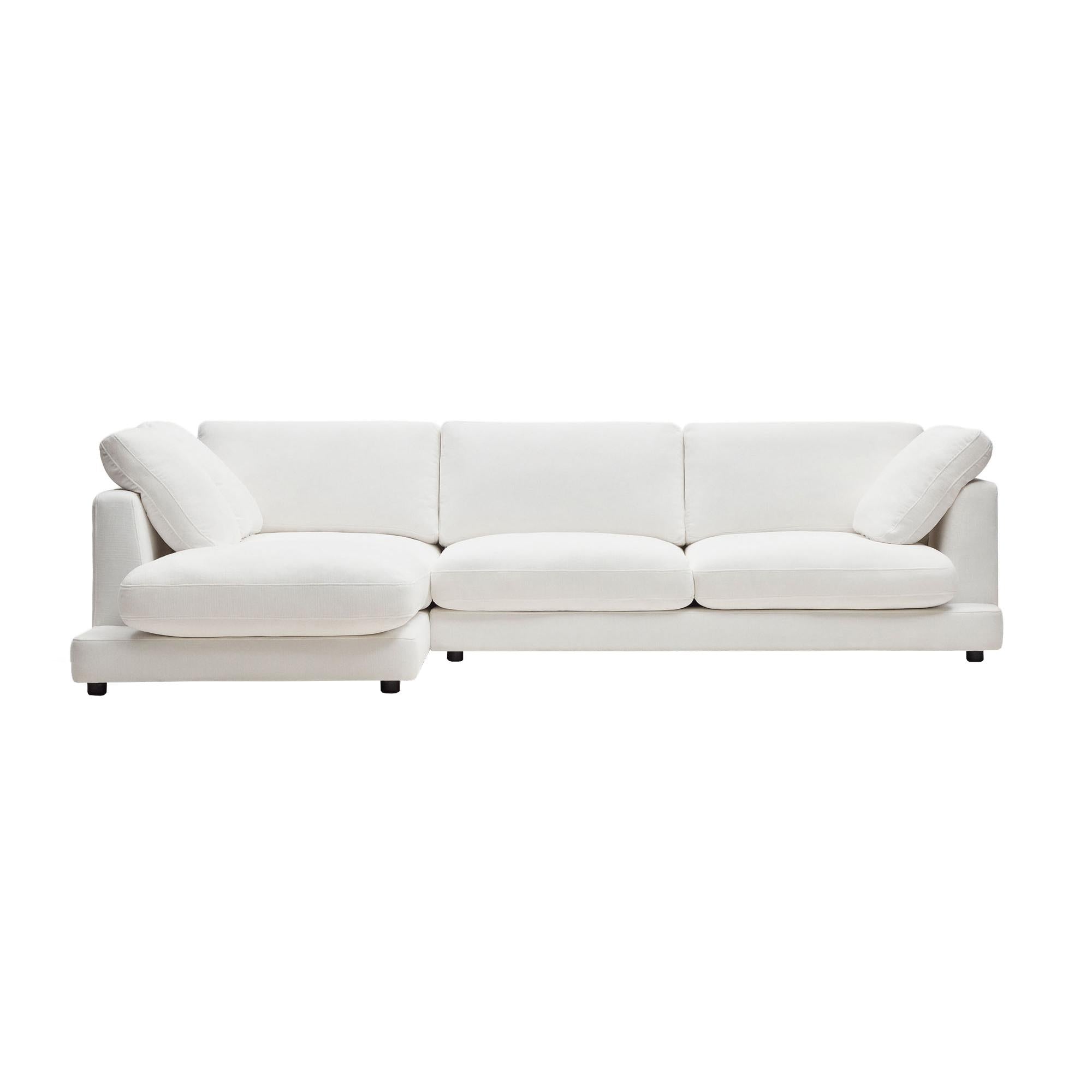 Kave Home - Gala 4-Sitzer mit Chaise Lounge | Chaise Lounge links