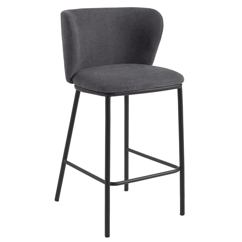 Kave Home - Ciselia Barhocker | Dunkelgrau