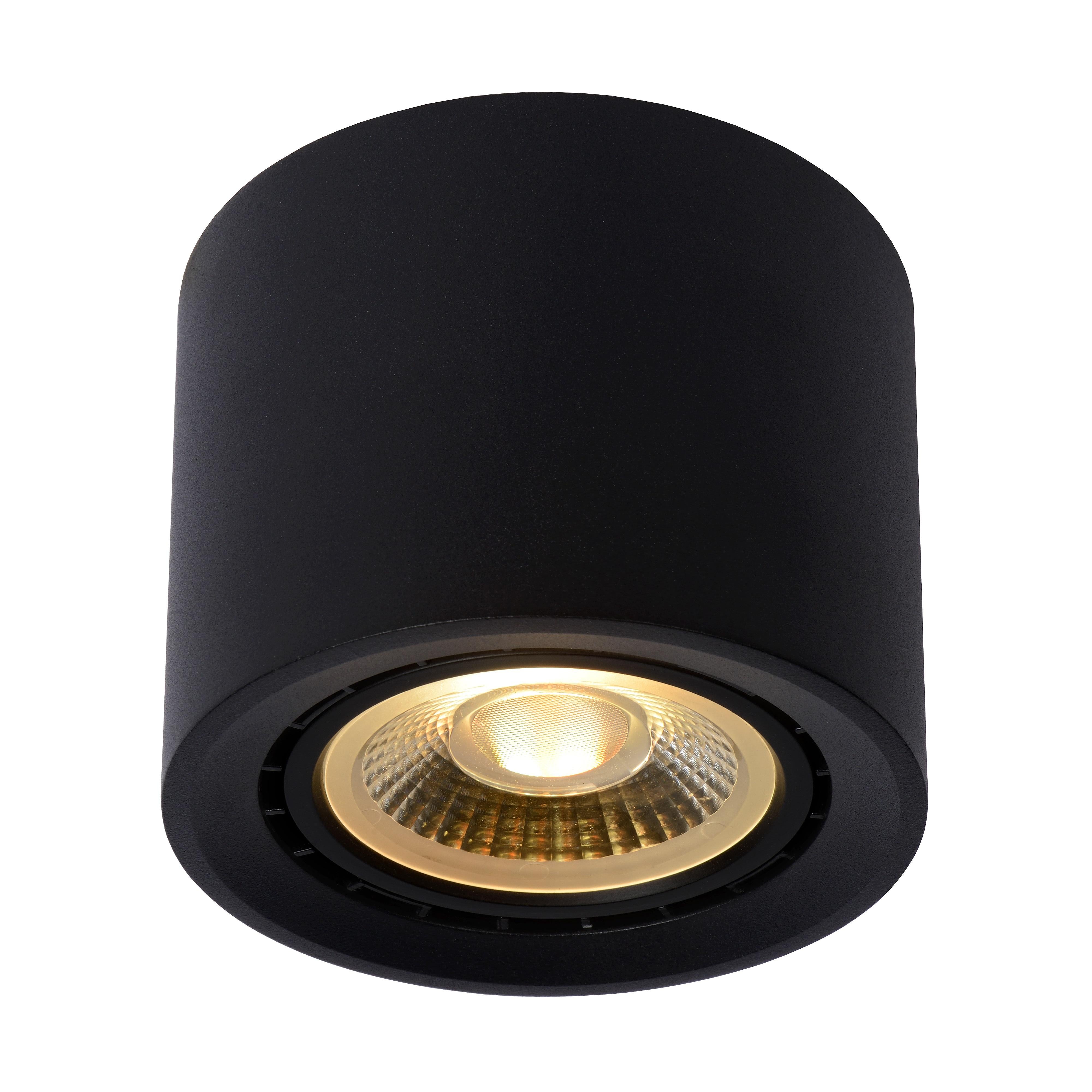 Lucide - Fedler 1 LED Strahler | schwarz