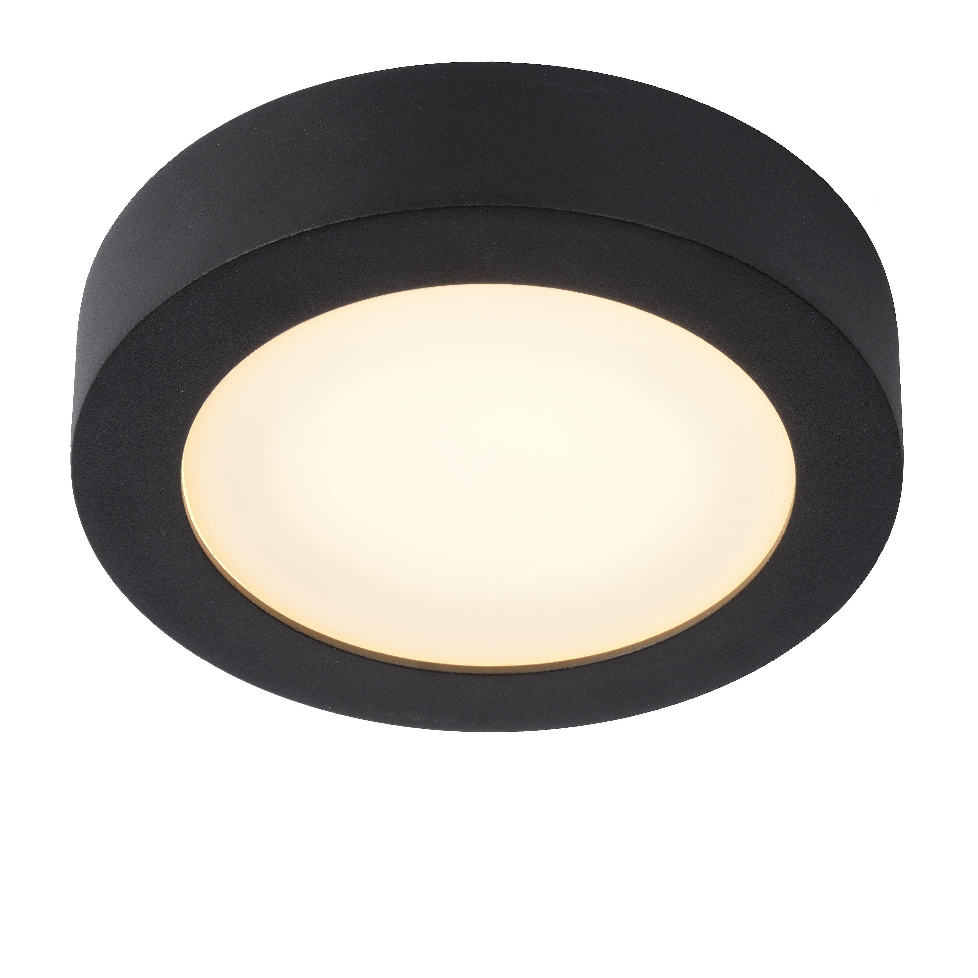 Lucide - Brice 30 LED Deckenleuchte Badezimmer | Ø 18 cm / schwarz
