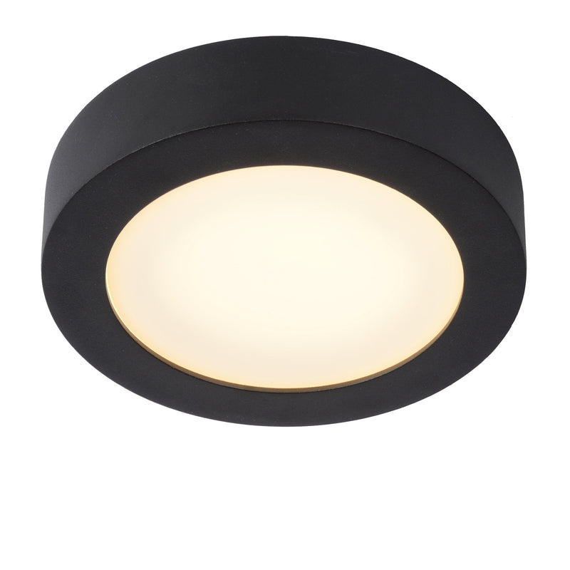 Lucide - Brice 30 LED Deckenleuchte Badezimmer | Ø 18 cm / schwarz