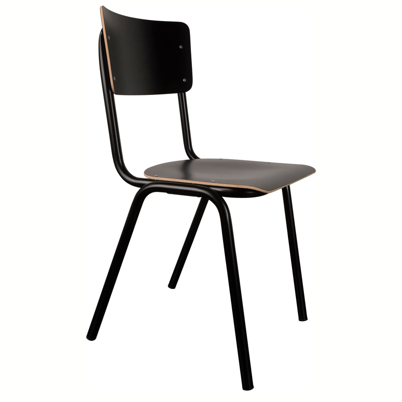 Zuiver - Back to School Stuhl | schwarz
