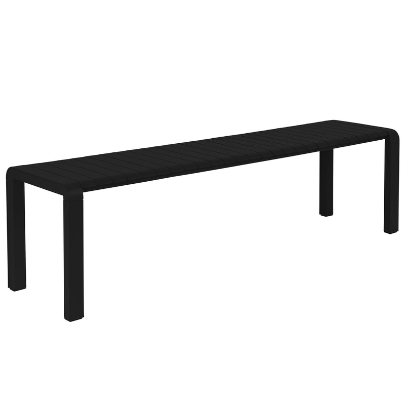 Zuiver - Vondel Gartenbank | 175 cm / schwarz