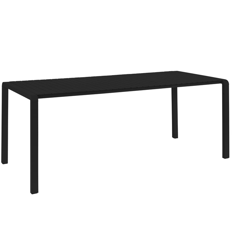 Zuiver - Vondel Gartentisch | 214 x 97 cm / schwarz