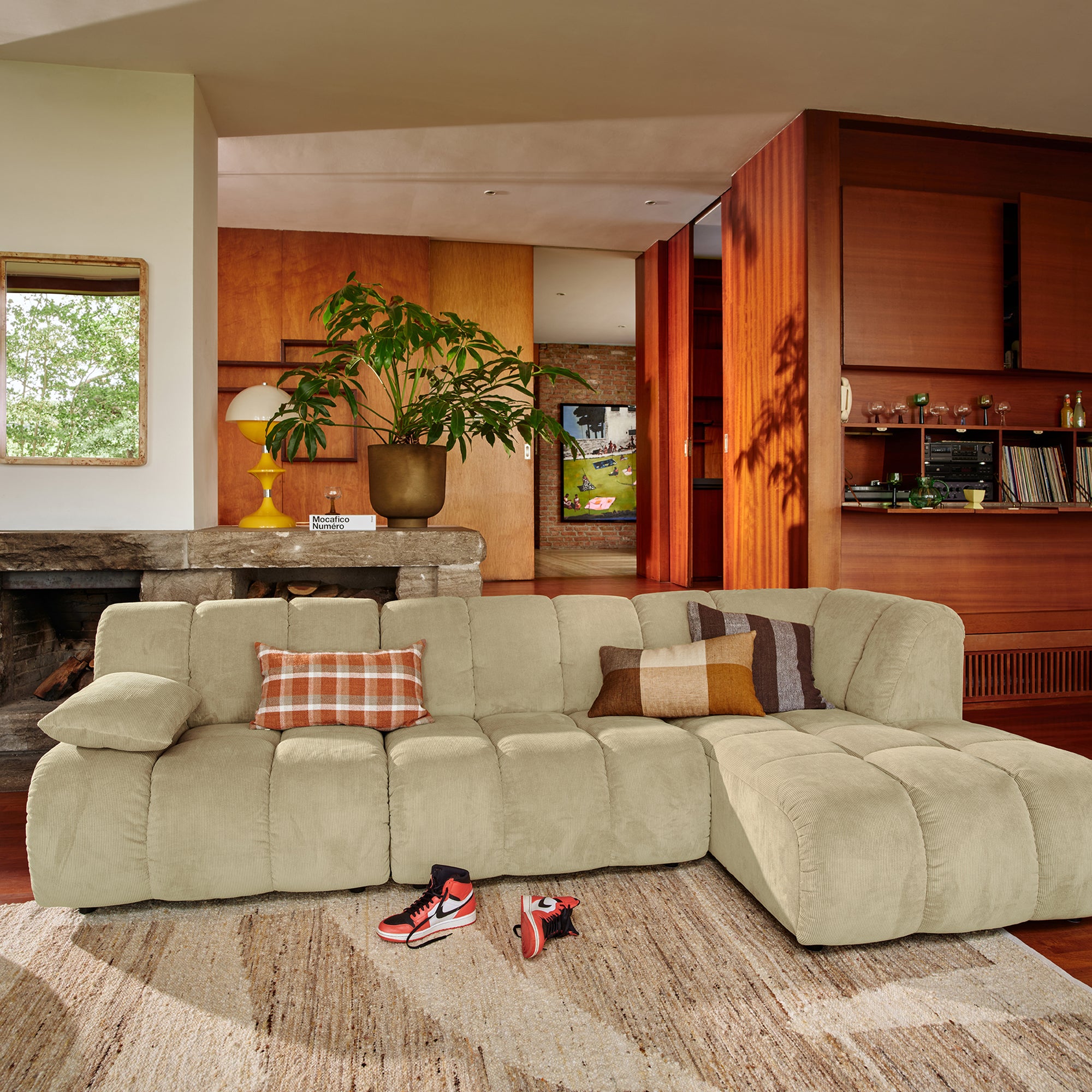 HKliving - Contour Wollteppich