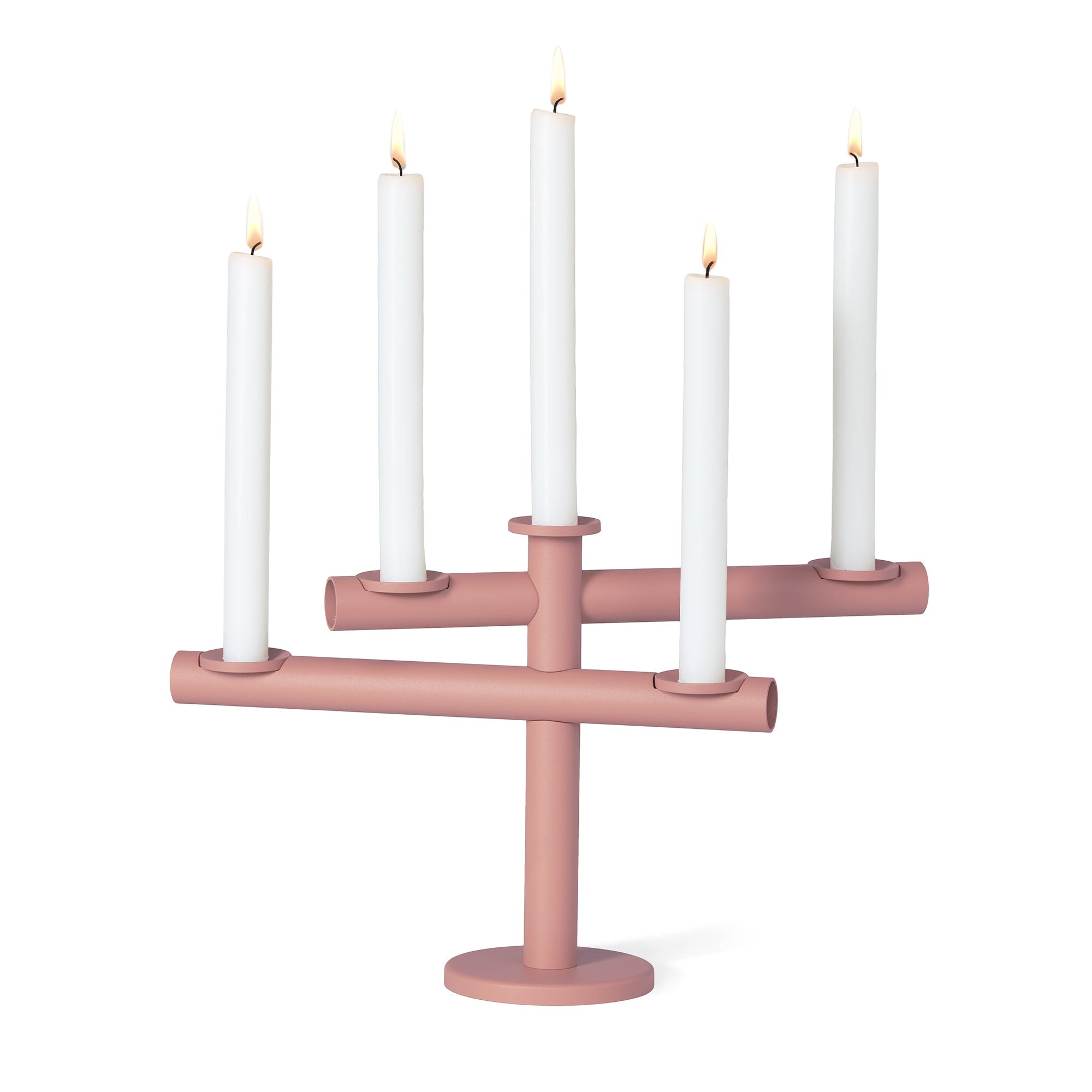 Frederik Roijé - Light my Fire Kerzenständer  | rosa