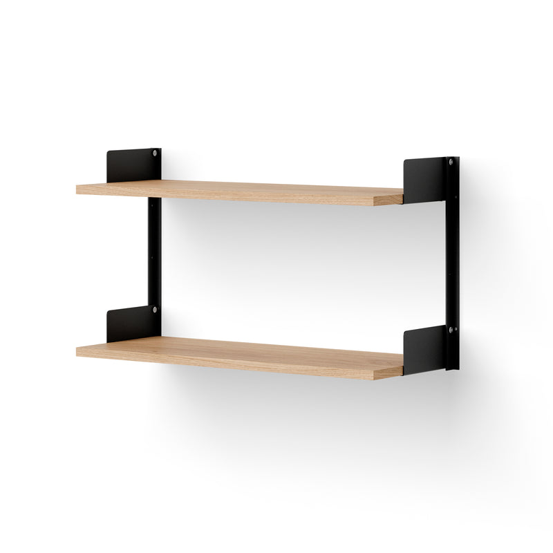 New Works - Wandregal | 450 / Eiche/schwarz