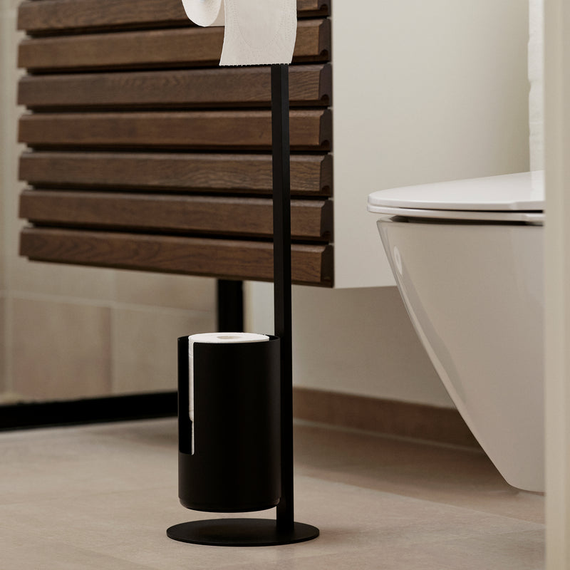 Zone Denmark - Freisteh Rim Toilettenpapierhalter | schwarz