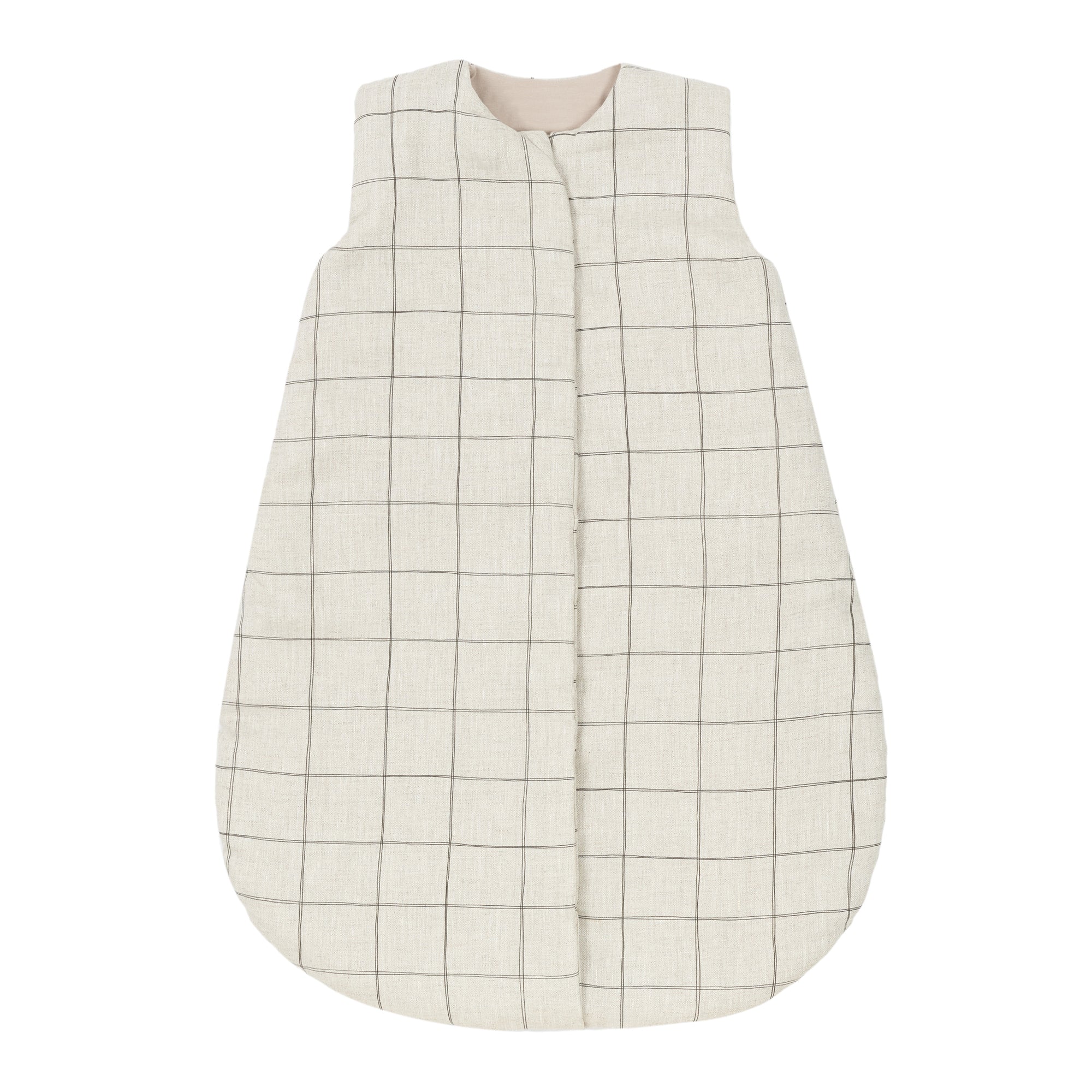 Nobodinoz - L1N0 Baby Schlafsack | mittelwarm / 6-18 Monate / charcoal grid