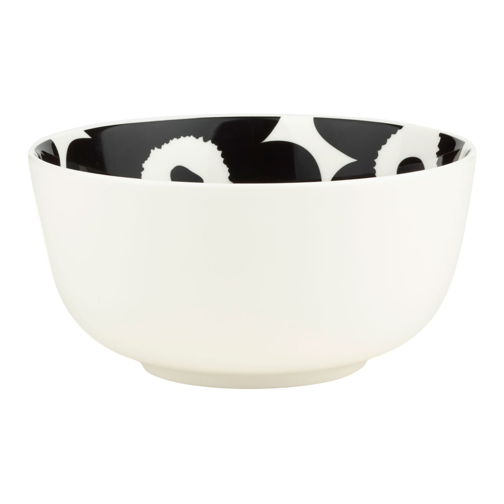 Marimekko - Oiva Unikko Schale | 900 ml / schwarz/weiß