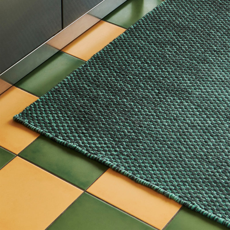 HAY - Moiré Fußmatte | emerald green