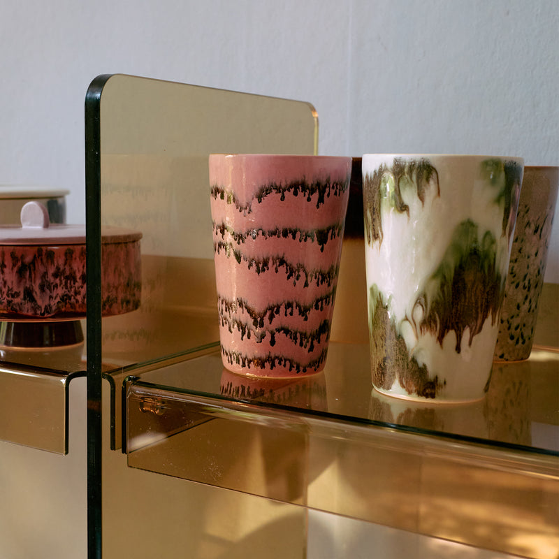 HKliving - 70's Teebecher | 2er-Set / baroque