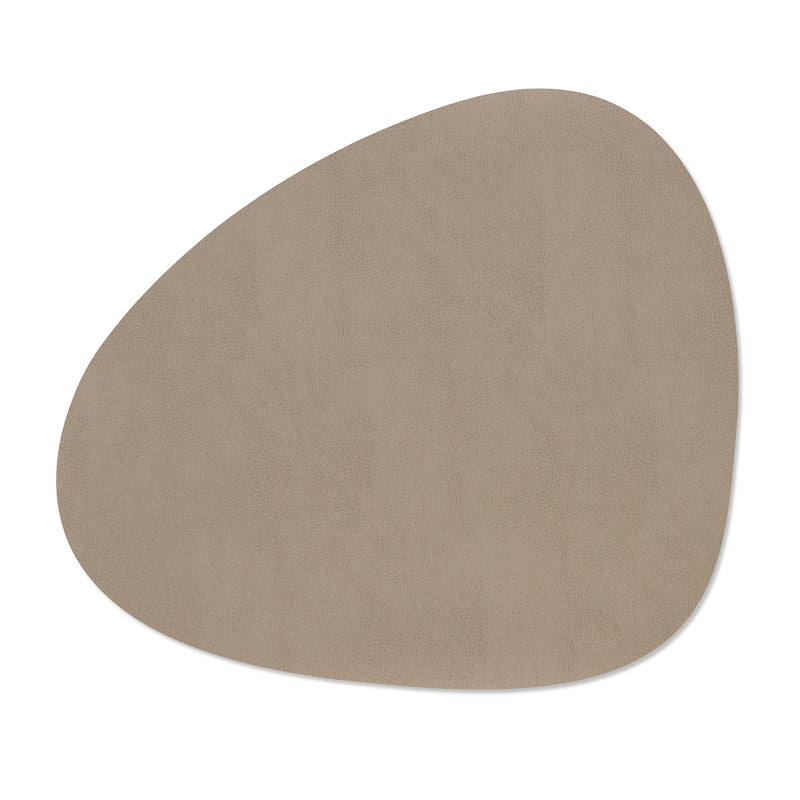 Lind DNA - Tischset Curve L | Serene / Serene mole grau