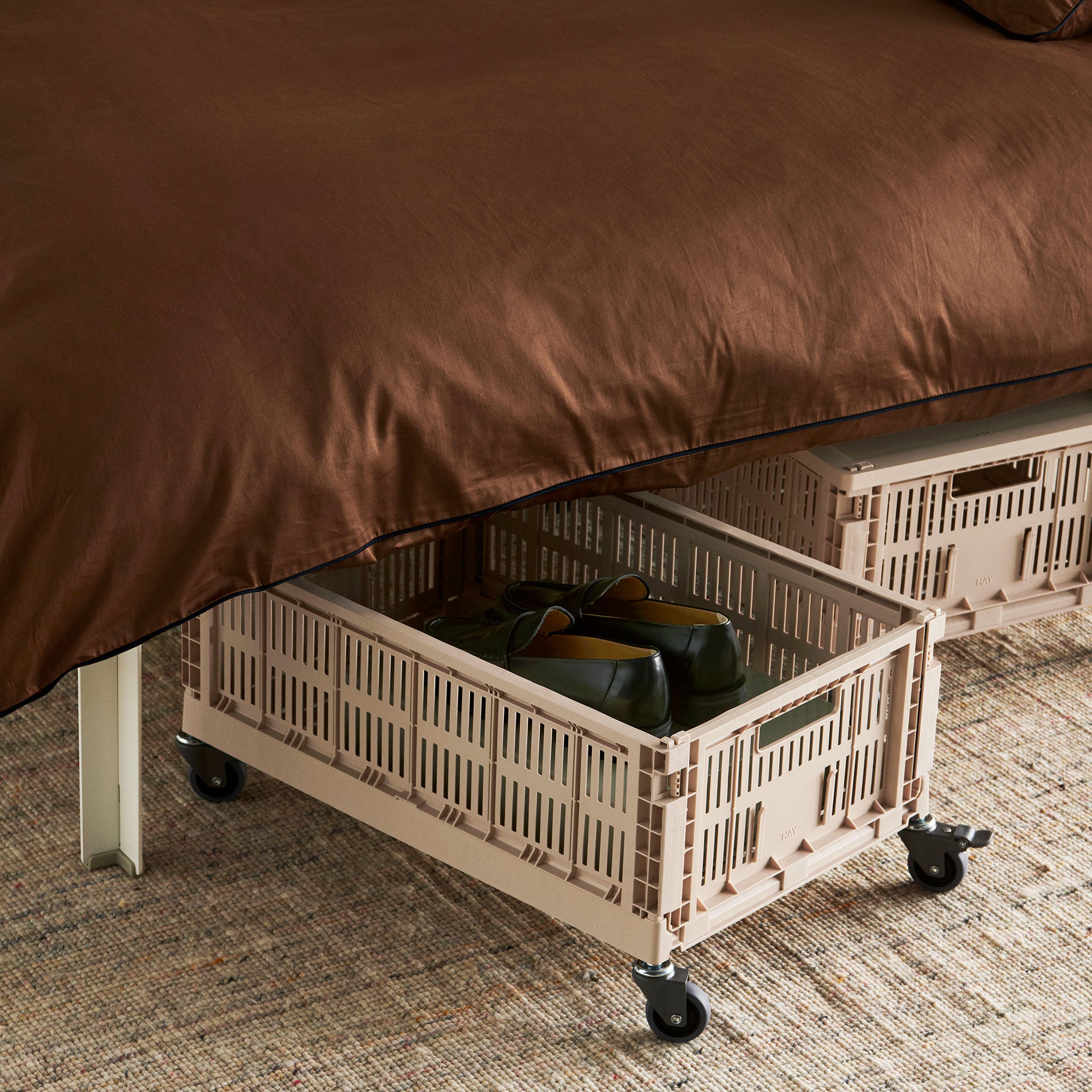 HAY - Rollen für Colour Crate Korb | L