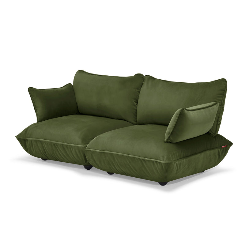 Fatboy - Sumo Sofa medium | deep green (Samt)