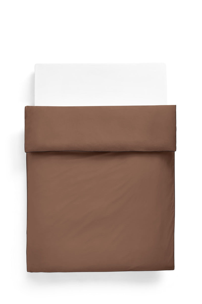 HAY - Outline Bettwäsche | 140 x 220 cm / milk chocolate