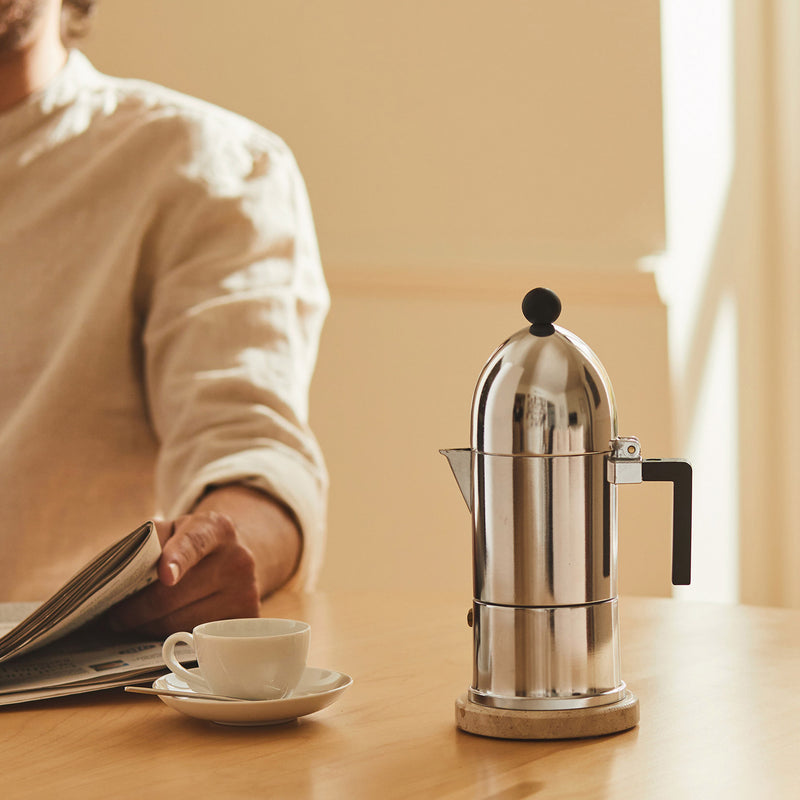 A di Alessi - La Cupola Espressomaschine 9095 | 30 cl / schwarz