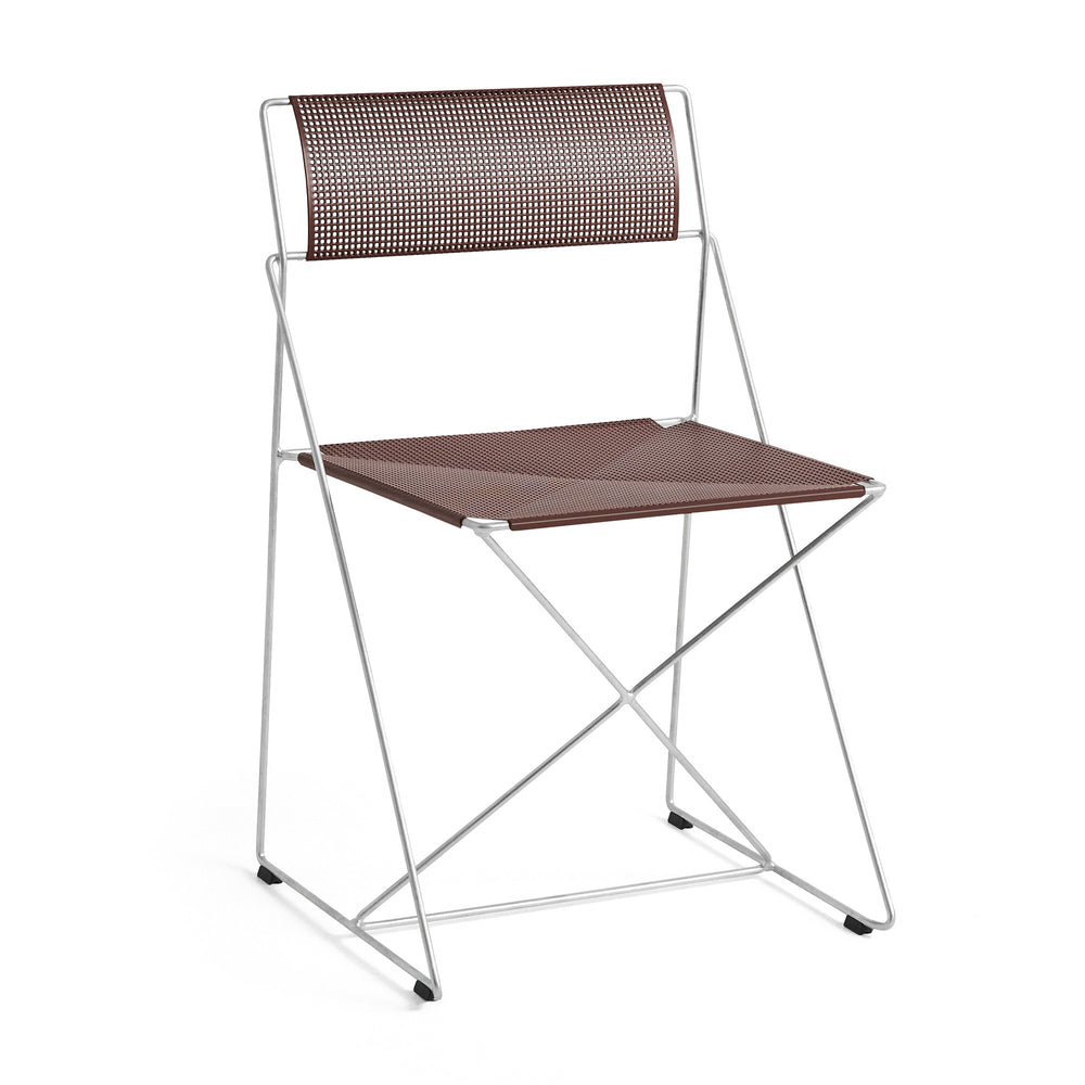 HAY - X-Line Stuhl Outdoor | iron red / feuerverzinkt