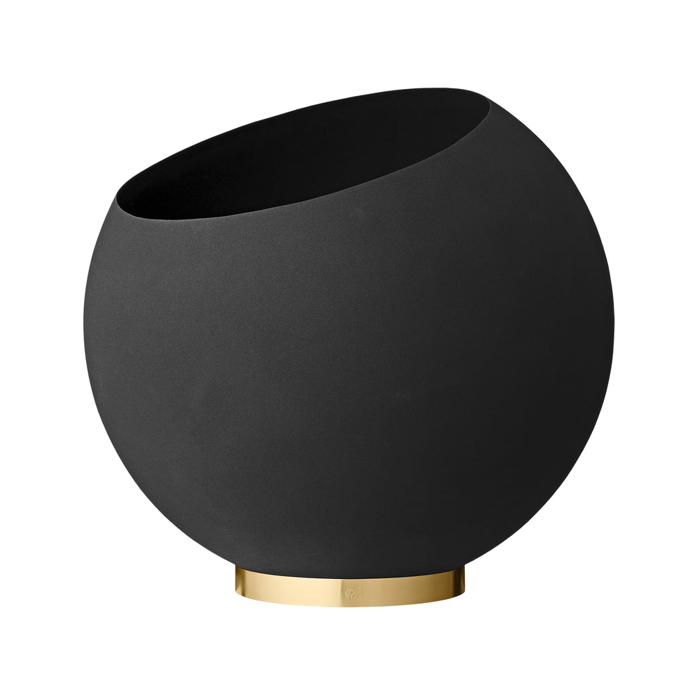 AYTM - Globe Blumentopf | Ø 60 x H 50 cm / schwarz