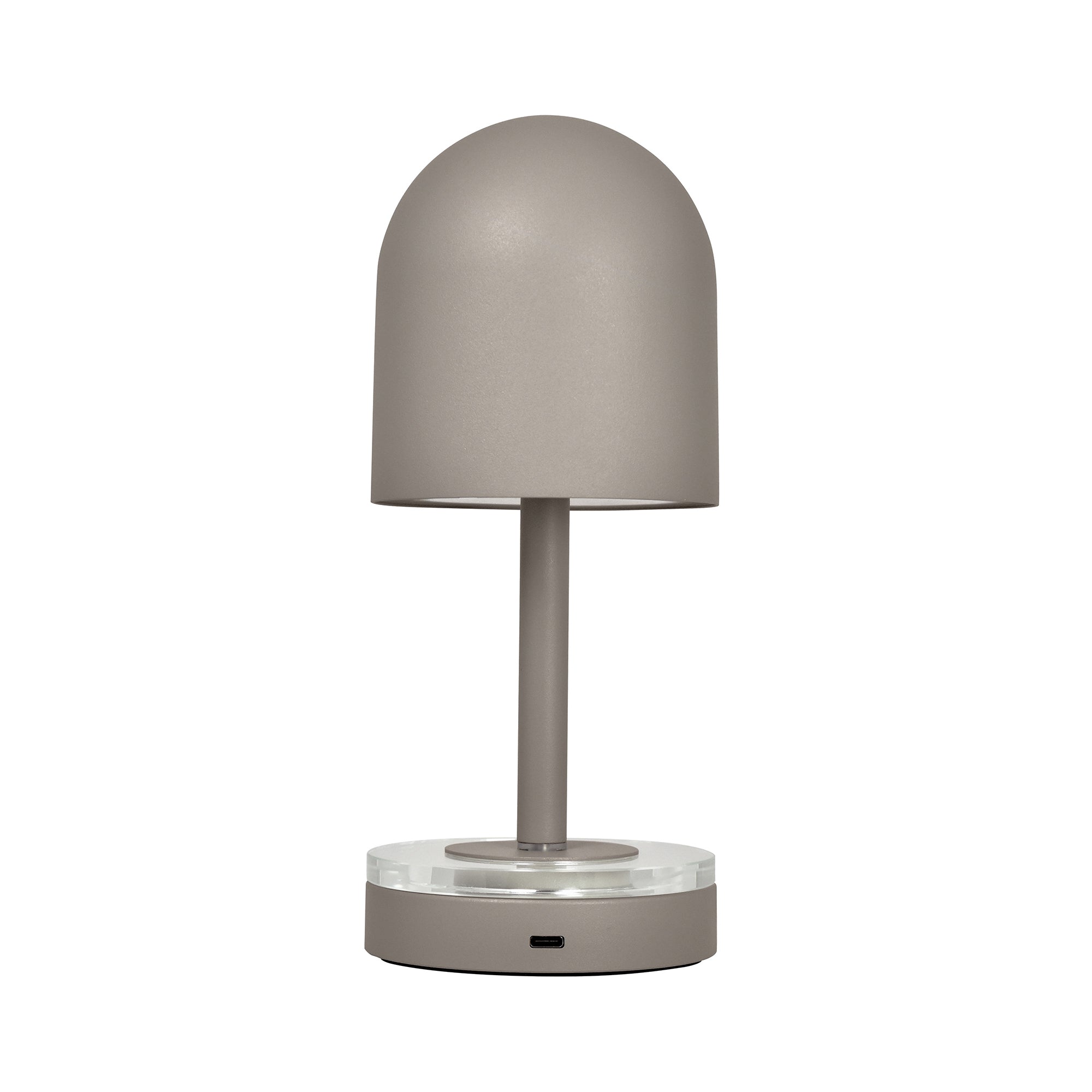 AYTM - Luceo Portable LED Akkuleuchte | Ø 9,9 x H 24 cm / taupe