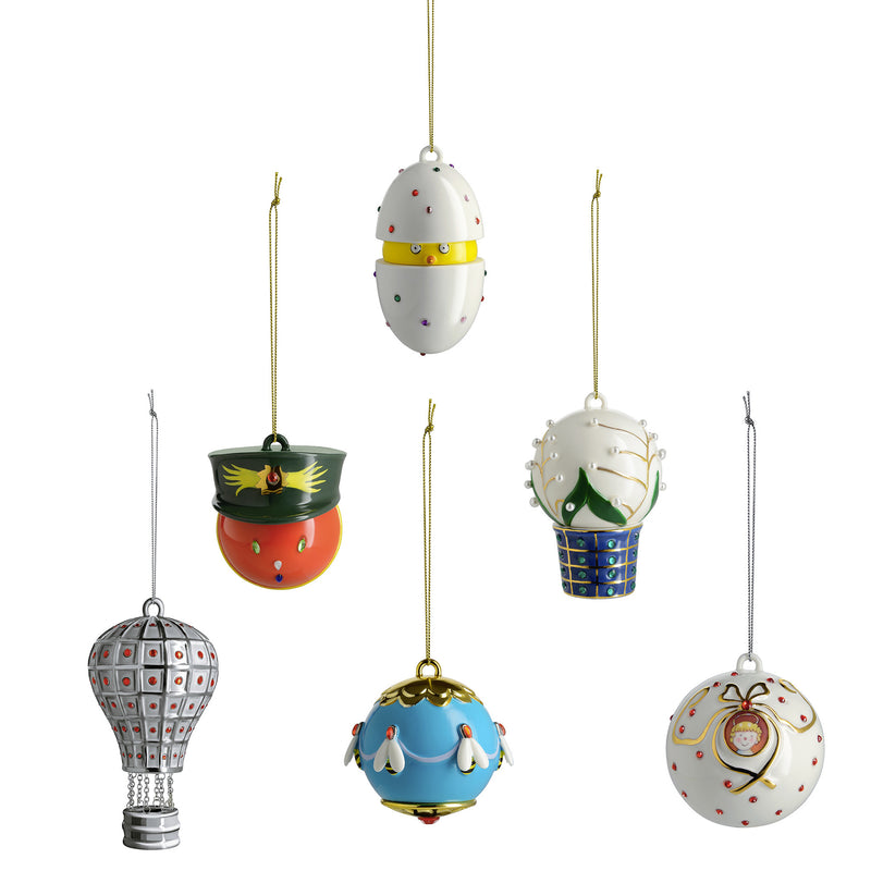 Alessi - Fleurs de Jori Weihnachtsbaumkugeln