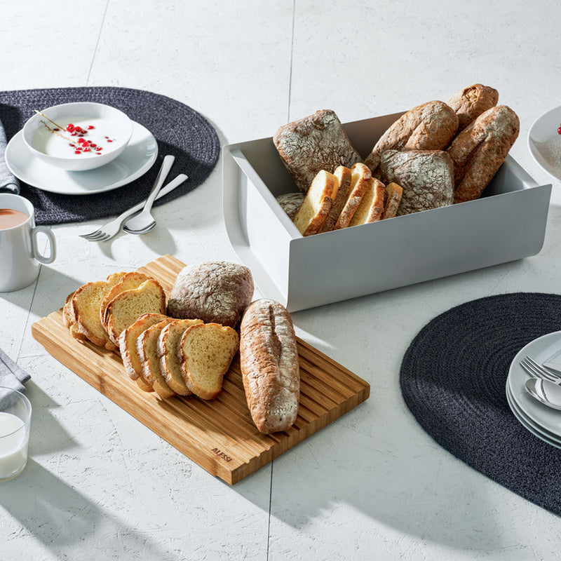 Alessi - Mattina Brotkasten mit Schneidebrett