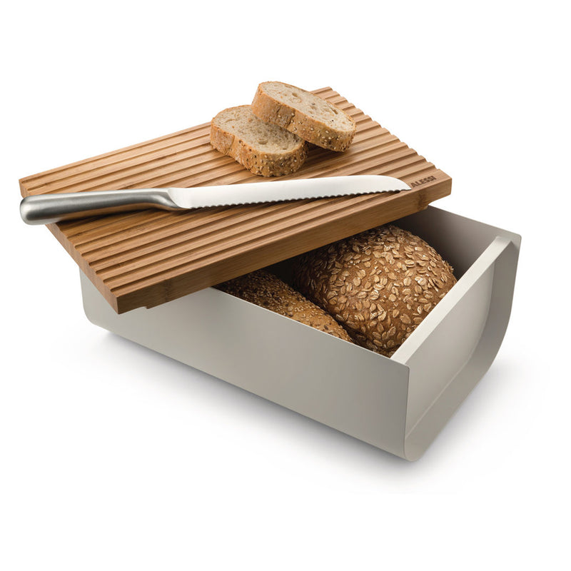 Alessi - Mattina Brotkasten mit Schneidebrett