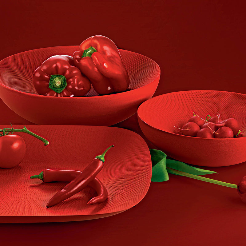 Alessi - Doppelwandige Schale mit Reliefdekor