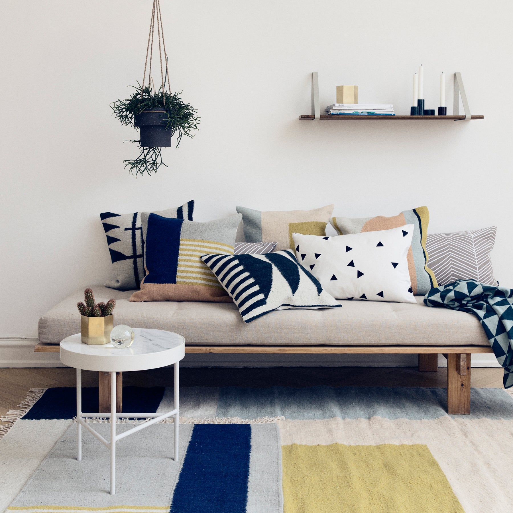 Ferm Living - Kelim Rug Squares | 80 x 140 cm / Quadrate
