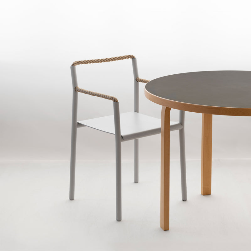 Artek - Rope Chair | hellgrau/natur