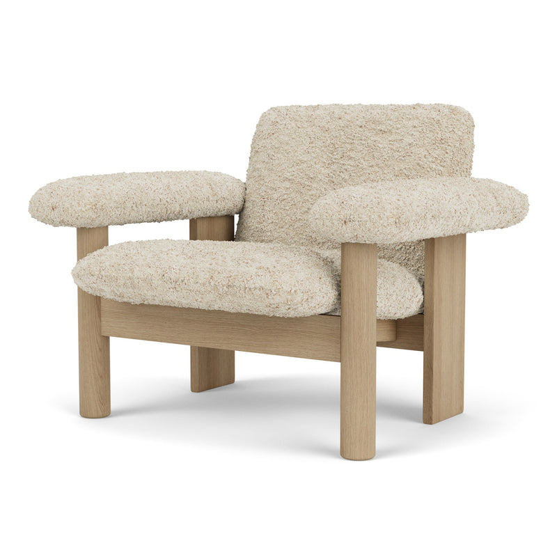 Audo - Brasilia Lounge Chair | Schaffell natur / Eiche natur 