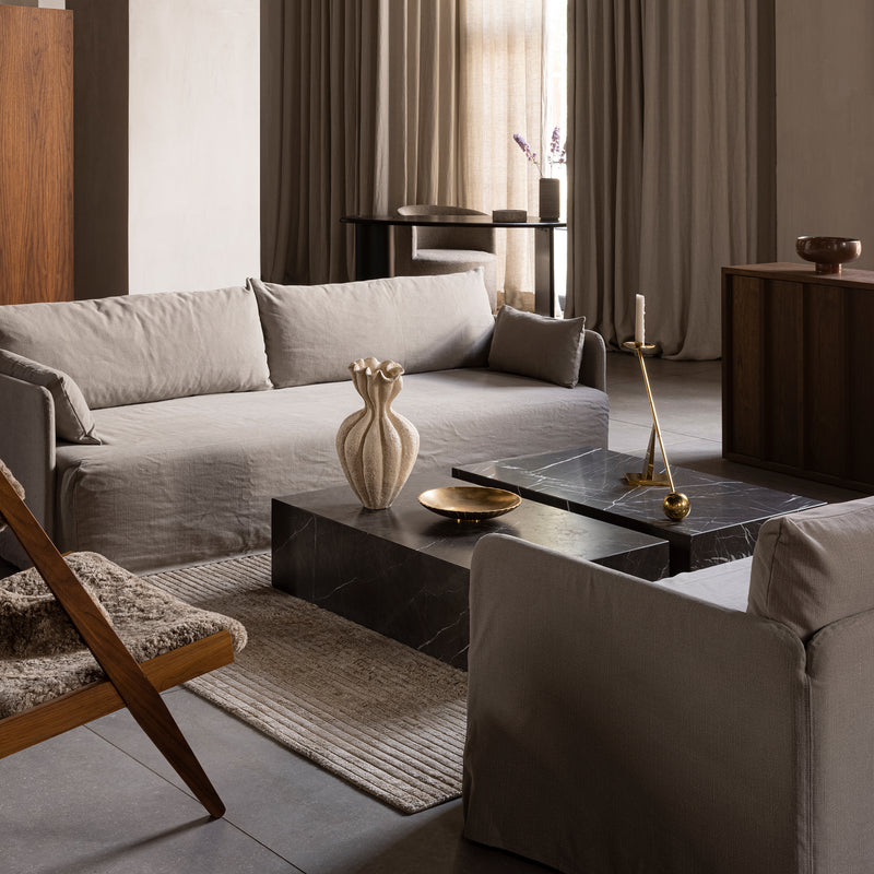 Audo - Offset Sofa mit abnehmbarem Bezug