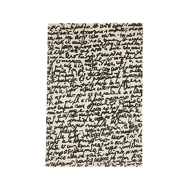 nanimarquina - Black on white Teppich | 170 x 240 cm