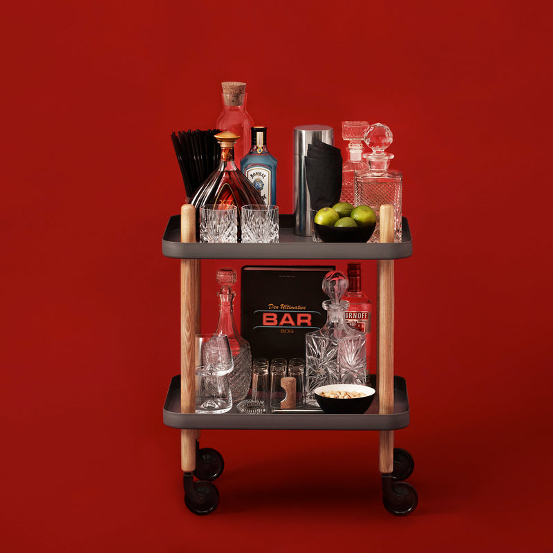 Normann Copenhagen - Block Beistellwagen | Esche/dunkelgrau