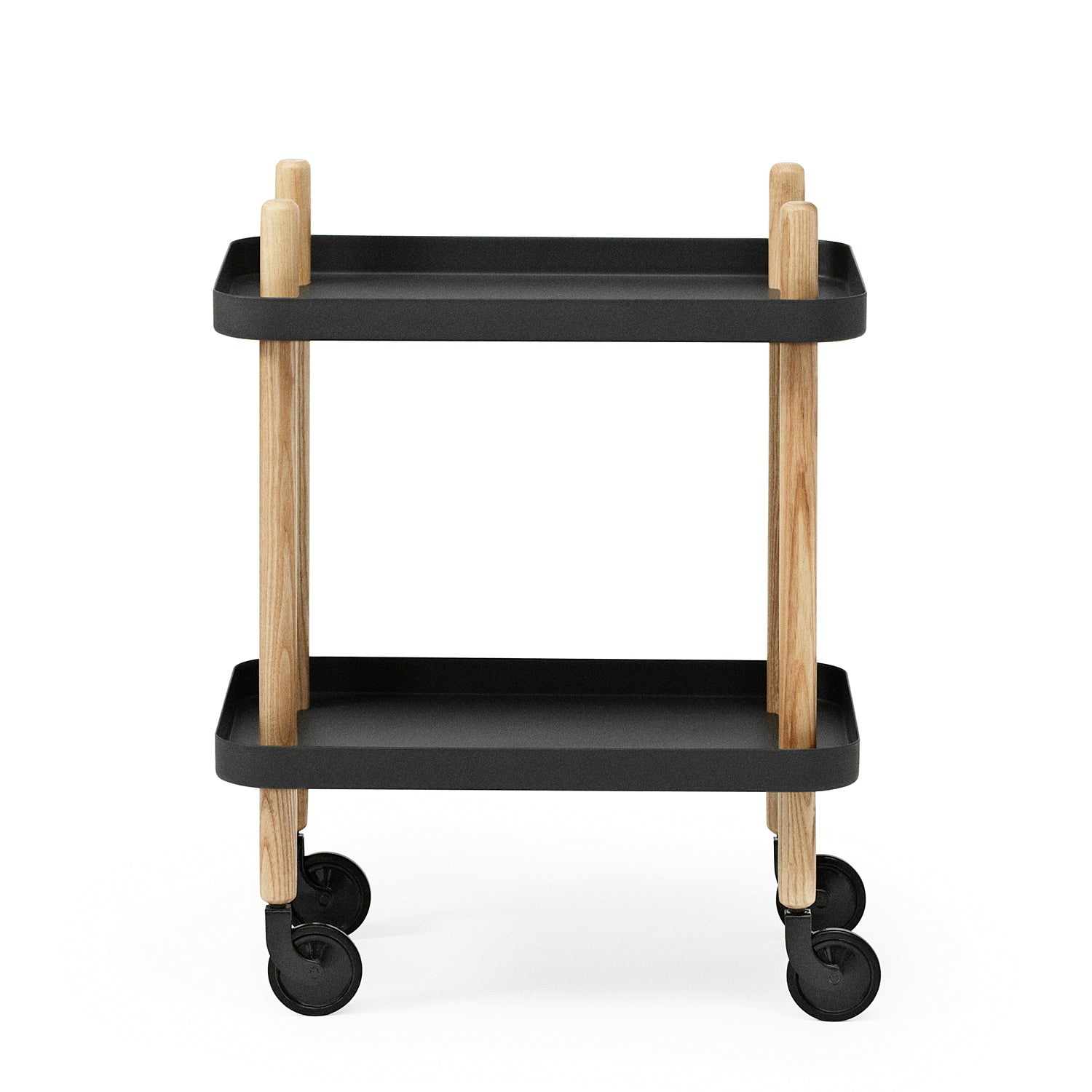 Normann Copenhagen - Block Beistellwagen | Esche/schwarz