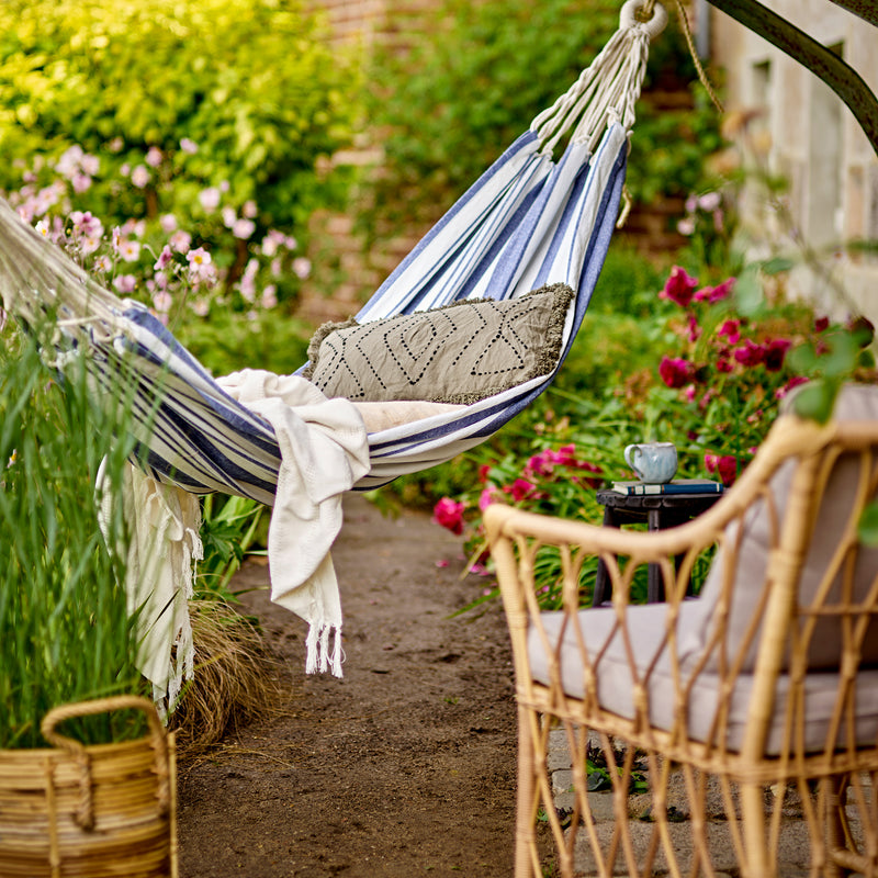 Bloomingville - Belluce Loungestuhl mit Hocker