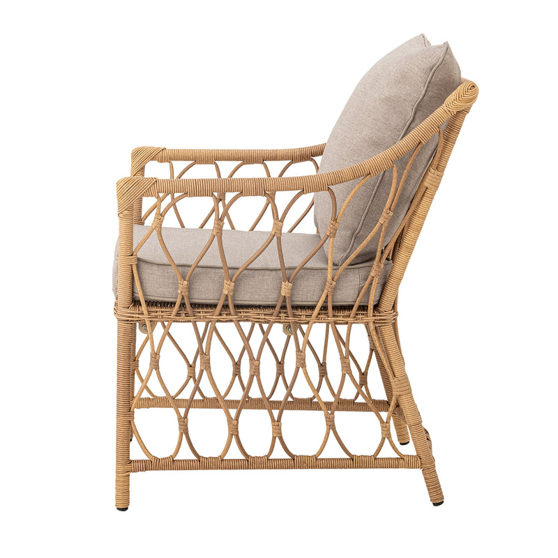 Bloomingville - Belluce Loungestuhl mit Hocker
