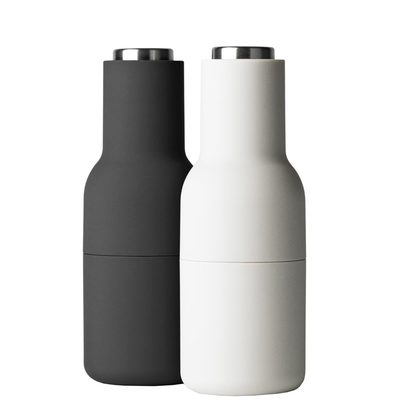 Audo - Bottle Grinder Salz- und Pfeffermühle | Edestahl / ash/carbon