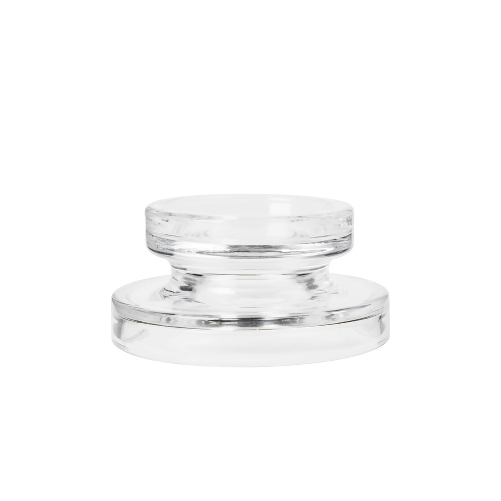 Broste Copenhagen - Petra Kerzenständer | Ø13 x H 6,5 cm / clear