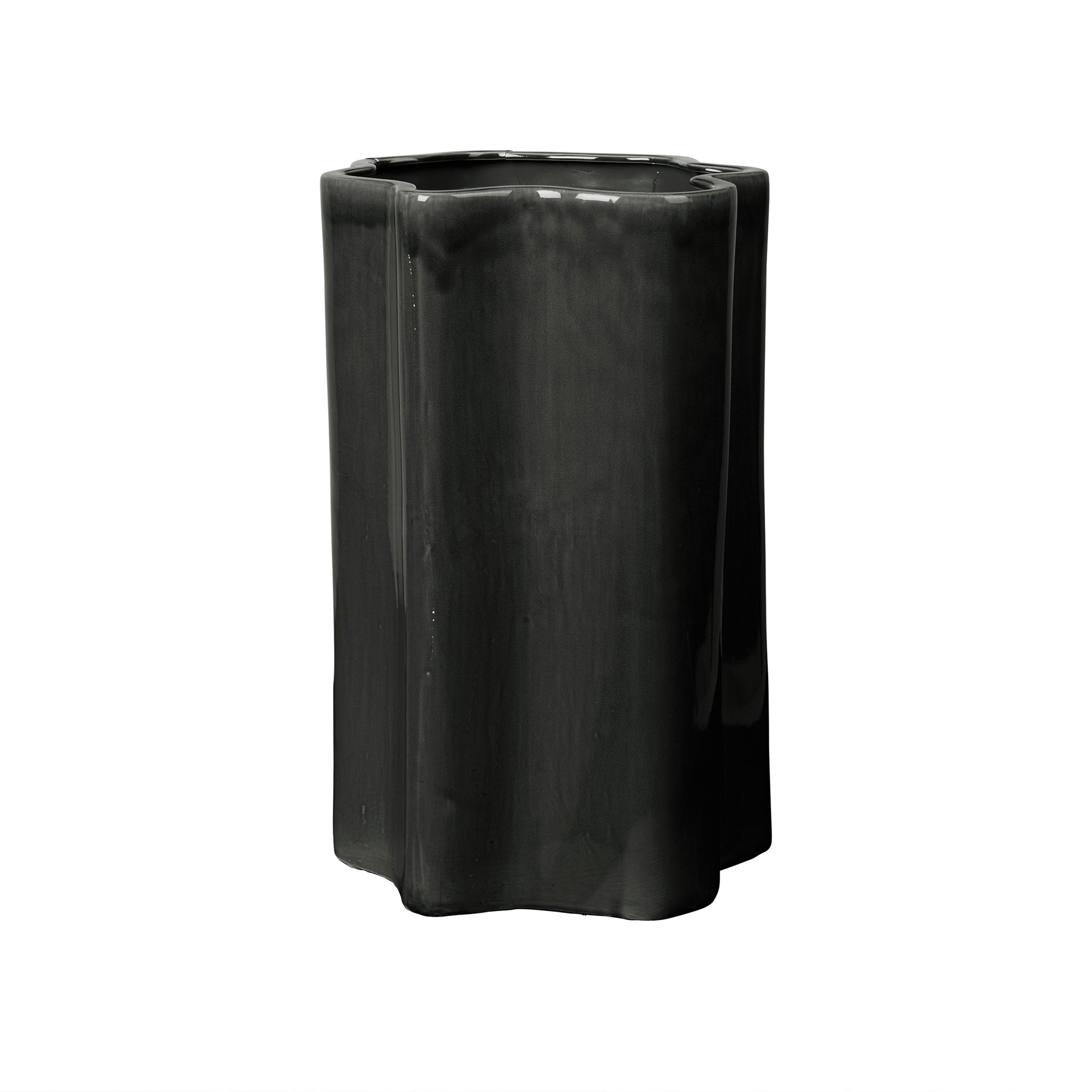 Broste Copenhagen - Sonja Übertopf | H 55 cm / dunkelgrün