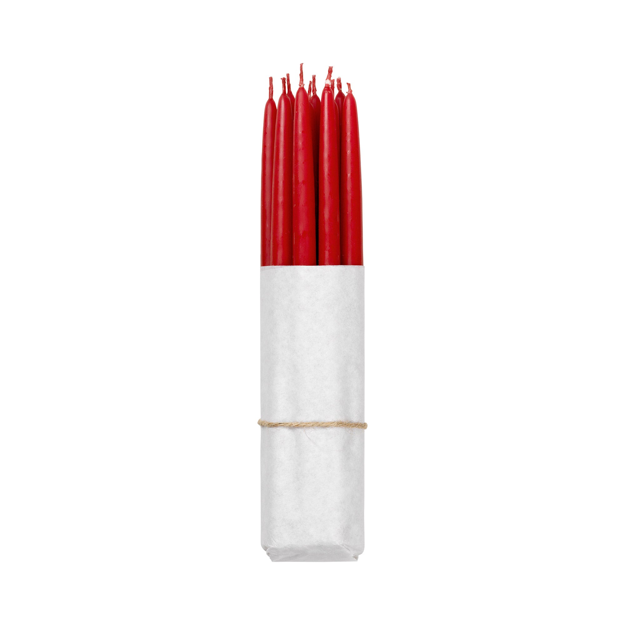 Broste Copenhagen - Tapers getauchte Spitzkerze | truly red