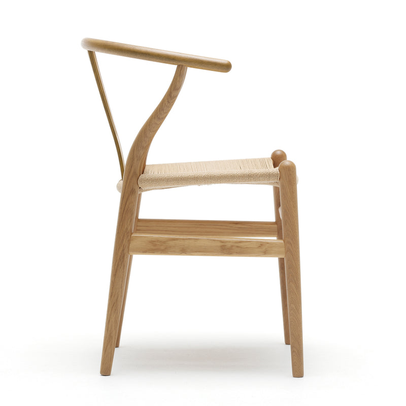 Carl Hansen - CH24 Wishbone Chair, schwarzes Geflecht