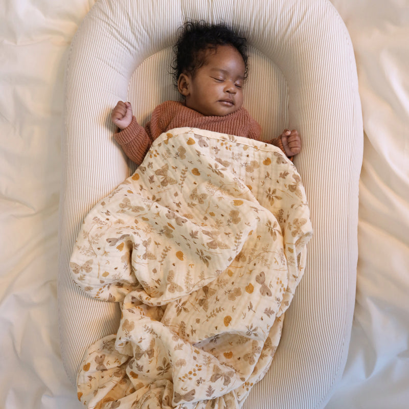 Cam Cam Copenhagen - Babynest | classic stripes camel