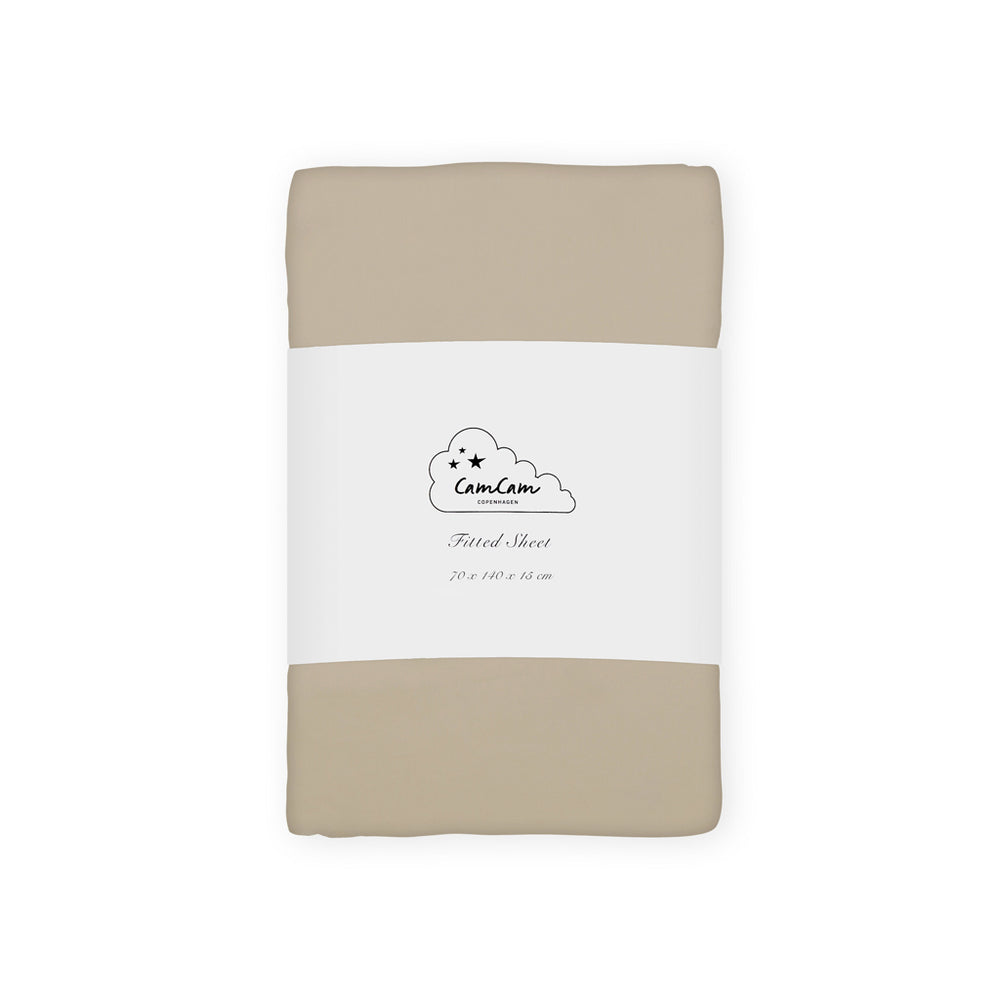 Cam Cam Copenhagen - Kinder-Spannbettlaken | 70 x 140 cm / hazel