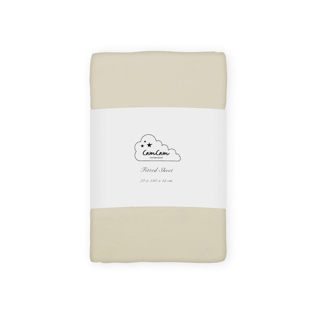 Cam Cam Copenhagen - Kinder-Spannbettlaken | 70 x 140 cm / praline