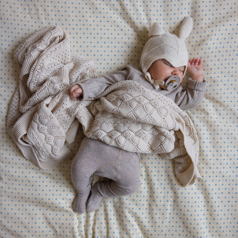 Cam Cam Copenhagen - Pointelle Strick Babydecke