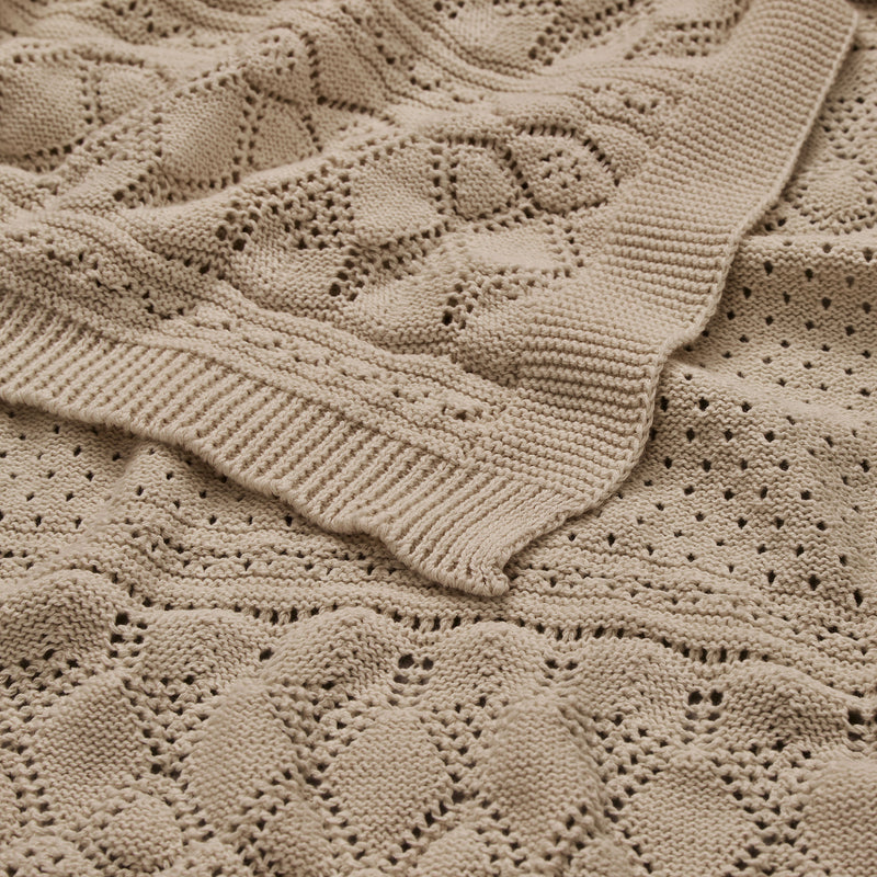 Cam Cam Copenhagen - Pointelle Strick Babydecke