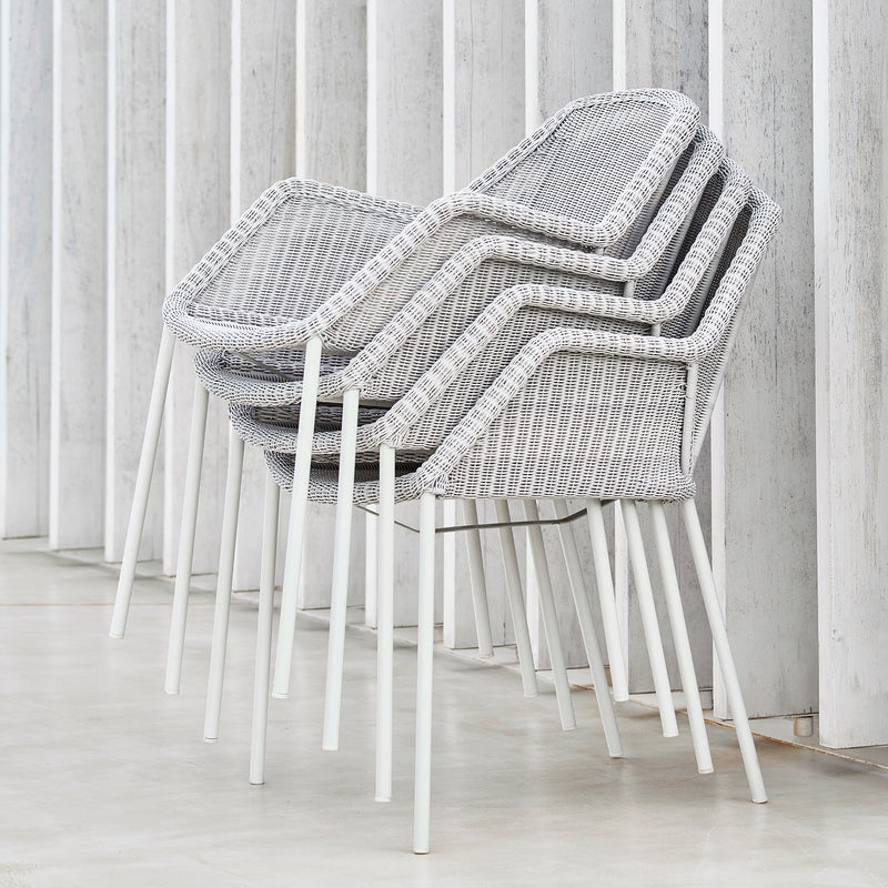Cane-line - Breeze Sessel stapelbar (5464) Outdoor | weiß