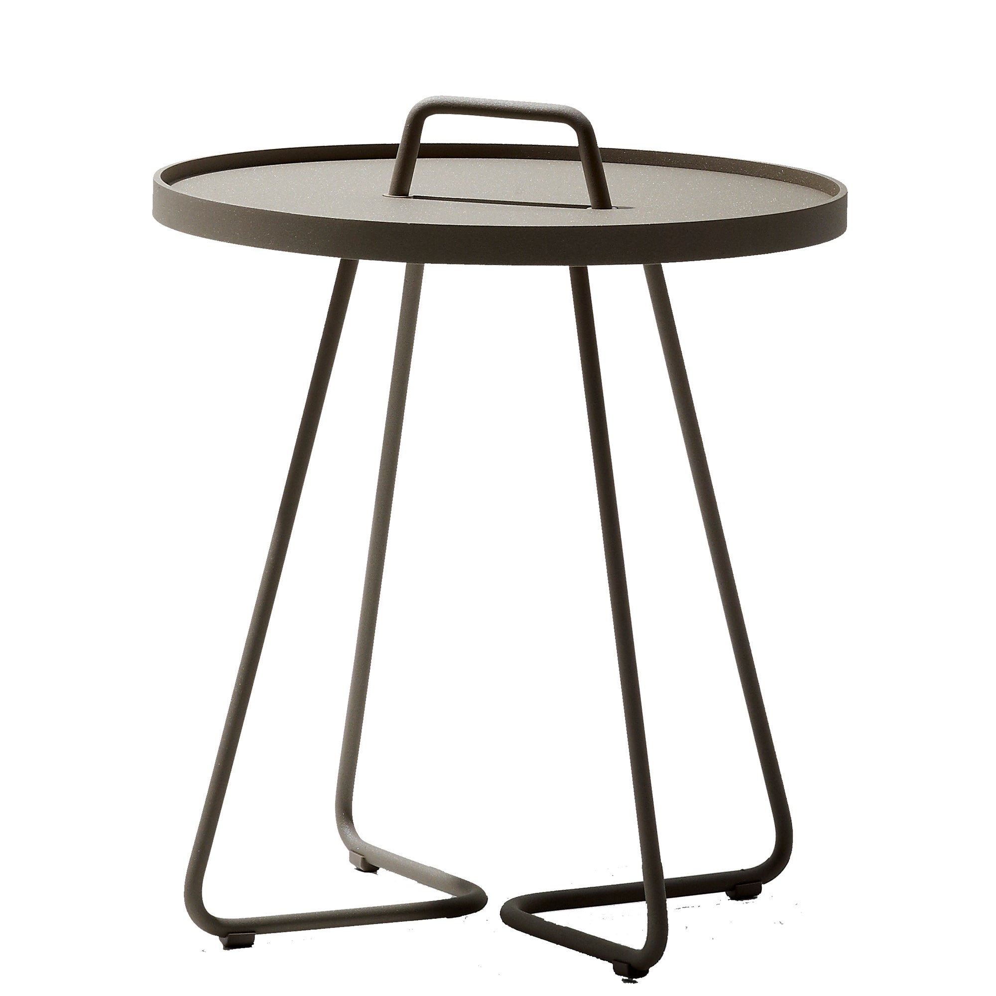 Cane-line - On-the-move Beistelltisch Outdoor | Ø 52 cm / taupe